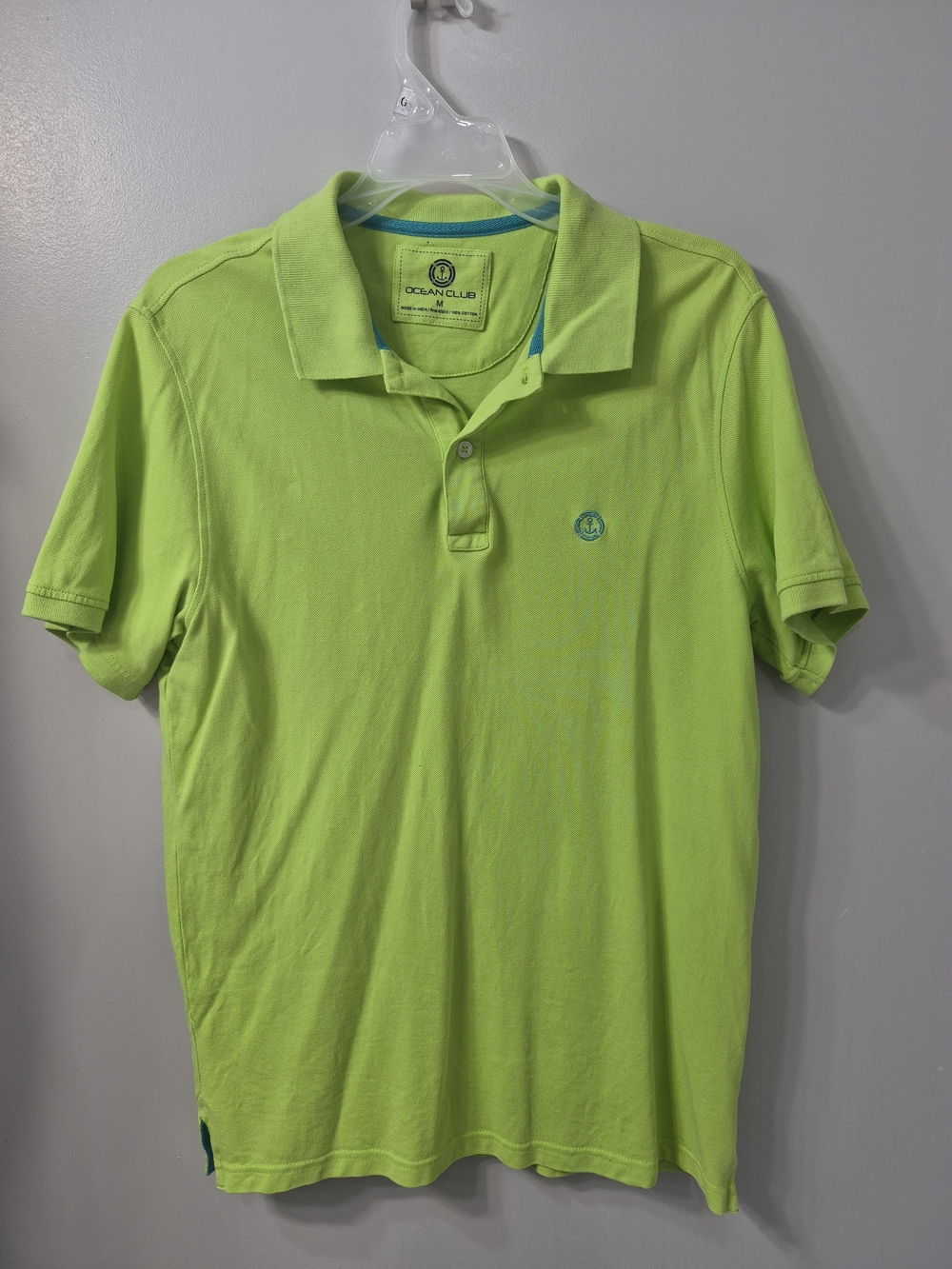 Men's Neon Lime Polo Shirt